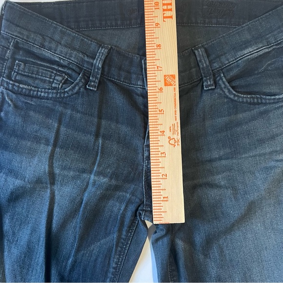 7 for all mankind women’s jeans size 26 flared bottom low rise ginger - Picture 9 of 12